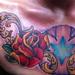Rose Chest Piece Tattoo Design Thumbnail